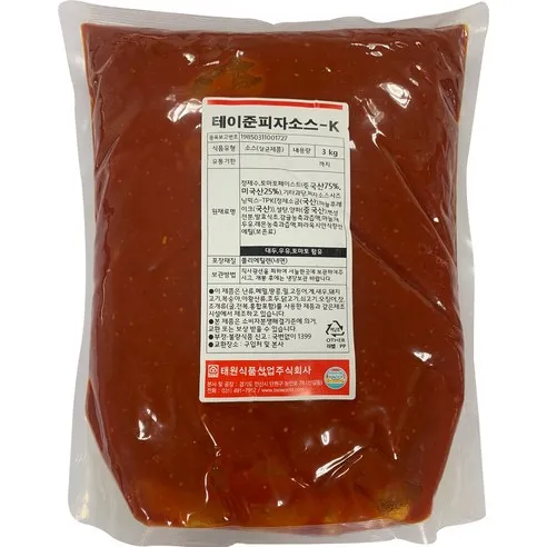 태원식품 테이준 피자소스 K