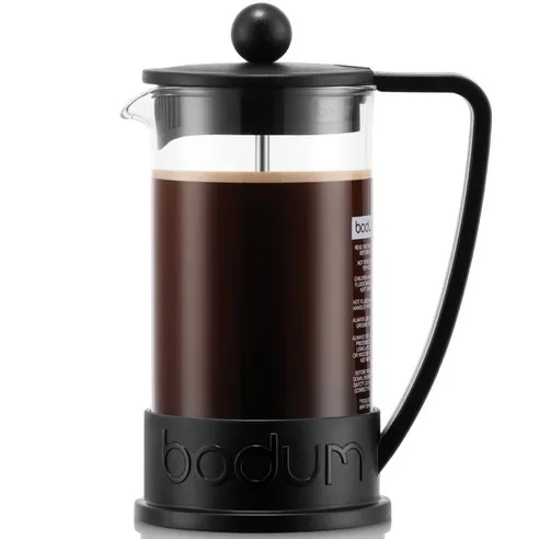 [쿠팡수입] 보덤 브라질 프렌치 프레스 커피 메이커 0.35L 블랙
