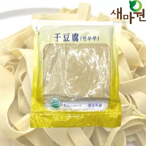 국내생산 HACCP 새마원 포두부 건두부 마라탕 두부피 NON GMO, 1kg, 1개