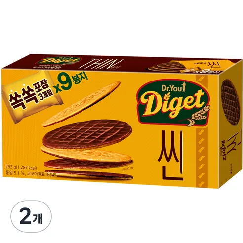 다이제 씬 252g, 252g, 2개