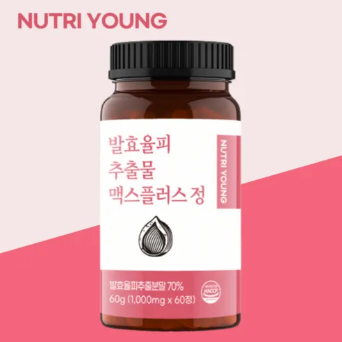 뉴트리영 발효율피 추출물 맥스 플러스 정 1000mg, 60정, 1개