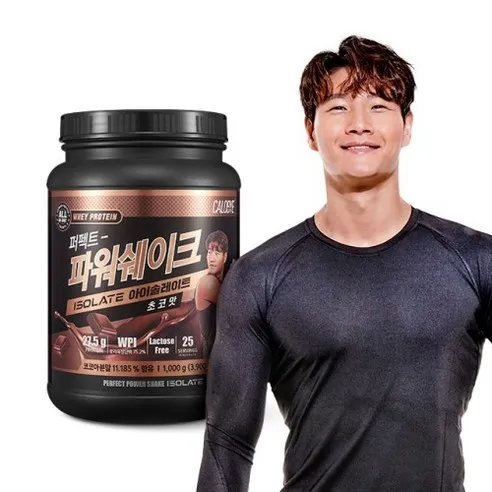 칼로바이 퍼펙트 파워쉐이크 아이솔레이트 유청 단백질 WPI 보충제 프로틴 파우더 초코맛, 1kg, 1개